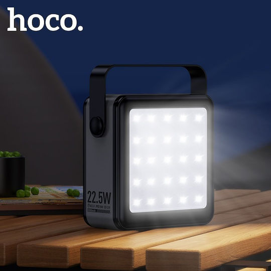 Hoco J161 Power Bank 80000mAh 22.5W with 2 USB-A Ports and USB-C Power Delivery Port Black vue 6