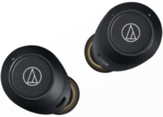 Audio Technica ATH-CKS30TW+ In-ear Bluetooth Handsfree Earphones with Sweat Resistance and Charging Case Matt Black Ansicht 2