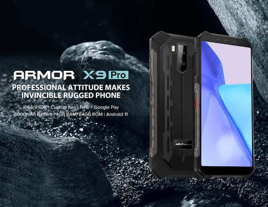 Ulefone Armor X9 Pro Dual SIM (4GB/64GB) Black view 6