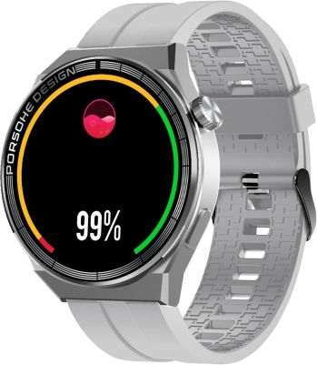 St5 Max 1.45 Inch Smart Recording Waterproof Sports Watch Voice Broadcast Calling Watch Silver