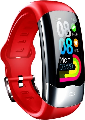 Spovan H02 1.14 Inch Tft Hd Screen Smart Bracelet Supports Blood Oxygen Monitoring Sleep Monitoring Red view 1