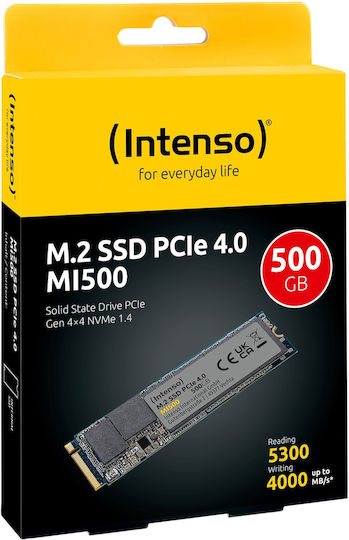 Intenso MI500 SSD 500GB M.2 Type with PCI Express 4.0 Connection 3836450 view 5