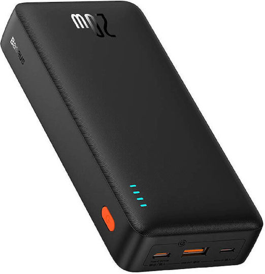 Baseus Airpow Power Bank 20000mAh 20W with USB-A Port and USB-C Port Black view 3