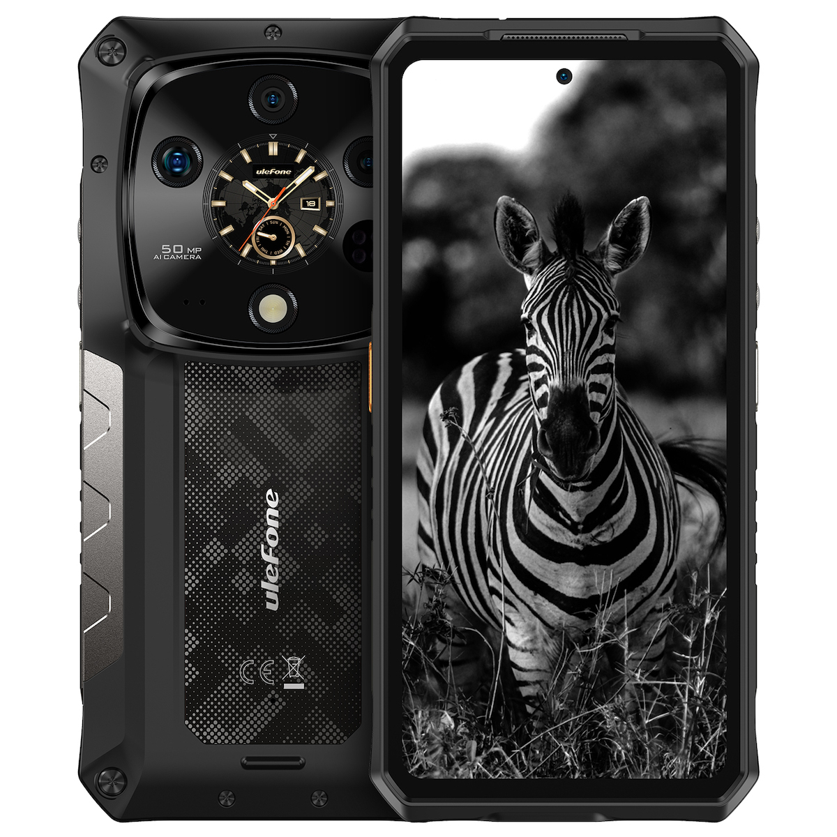 Ulefone Armor 28 Ultra 5G Dual SIM (16GB/1TB) Resistant Smartphone Black view 1