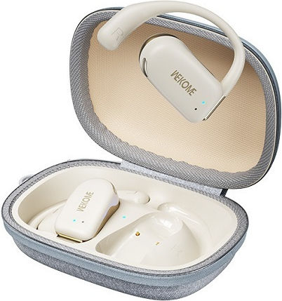 Beluga S2 Open Ear Bluetooth Handsfree Earphones with Charging Case Beige view 1