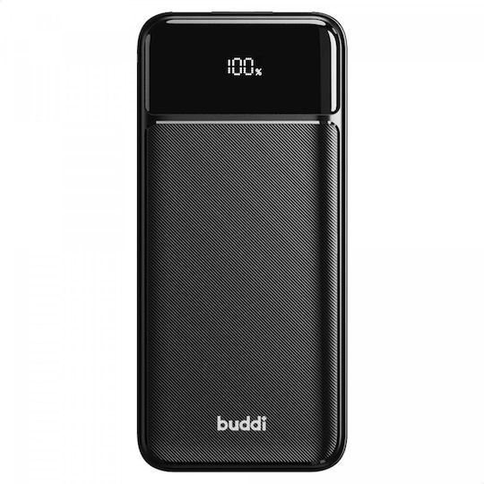 Buddi Boost Power Bank 10000mAh 22.5W with 2 USB-A Ports and USB-C Port Black view 9