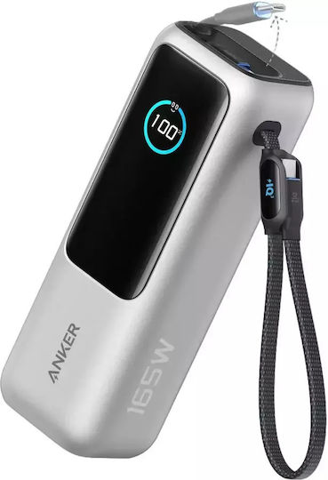 Anker Zolo Power Bank 25000mAh 165W with USB-A Port Silver