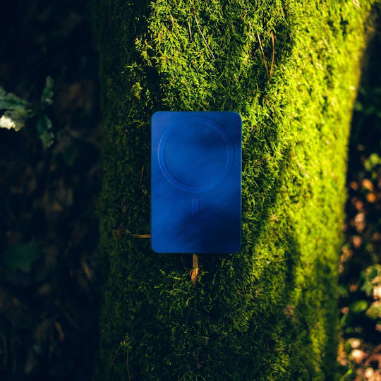 Spacecase SnapPack PB04-DB MagSafe Power Bank 10000mAh 20W with USB-C Port Blue view 5