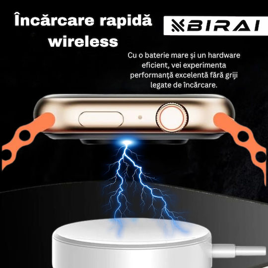 Birai Ultra 2 Smartwatch Fitness Bracelet Android Ios 2.09 Inch Infinite Display Calls Photos Microphone Notifications Sms Social Media Physical Activities Sleep Heart Rate view 8