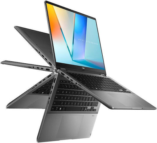 Asus Vivobook 14 Flip OLED TP3407SA-QL060X 14" FHD+ Touchscreen (Ultra 7-258V/32GB/1TB SSD/W11 Pro) (International English Keyboard) view 2