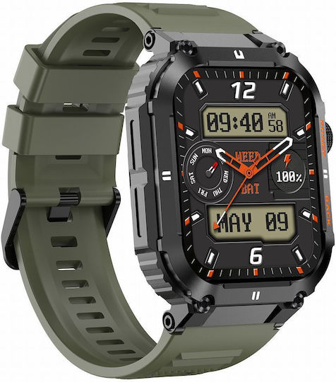 Gravity Gt6-6 42mm Smartwatch with Heart Rate Monitor (Multicolour) vue 3