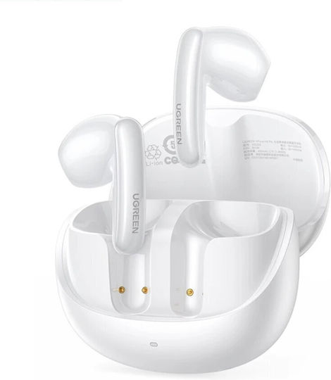 Ugreen HiTune H6 Pro WS203 In-ear Bluetooth Handsfree Earphones with Sweat Resistance and Charging Case White