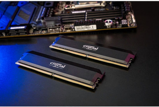 Crucial Pro DDR5 64GB RAM with 2x32GB Modules and Speed 6400 for Desktop CP2K32G64C40U5B vue 4