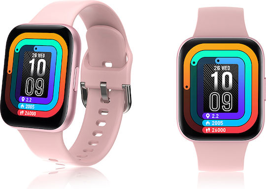 Colmi P8 SE Plus 43mm Smartwatch with Heart Rate Monitor (Pink) view 4