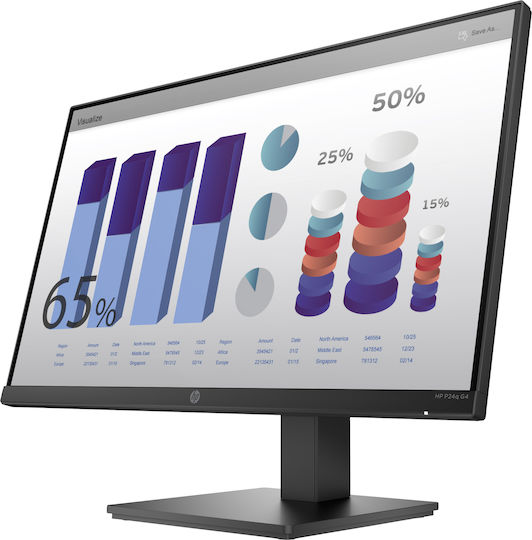 HP P24q G4 IPS Monitor 23.8" QHD 2560x1440 with Response Time 5ms GTG vue 5