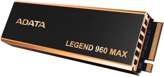 Adata Legend 960 MAX SSD 1TB M.2 Type with PCI Express 4.0 Connection and Heatsink ALEG-960M-1TCS