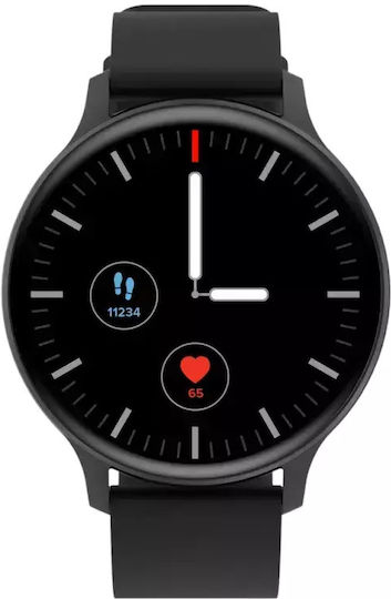 Canyon Badian 45mm Smartwatch with Heart Rate Monitor (Black) view 2
