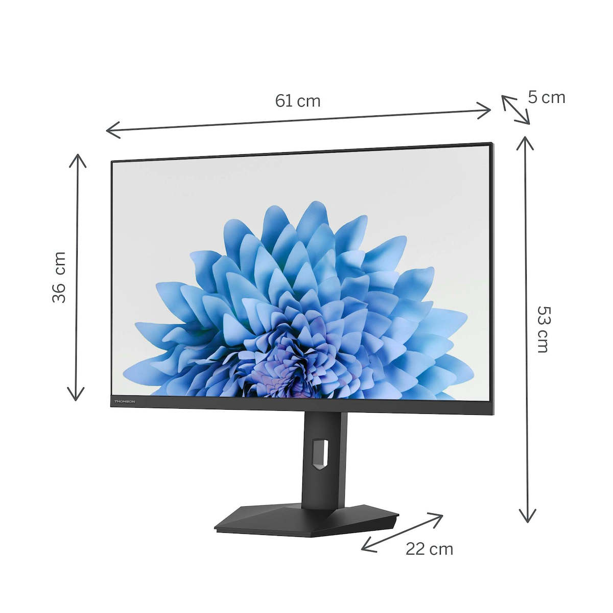 Thomson M27FB5C15 HDR Monitor 27" FHD 1920x1080 view 2