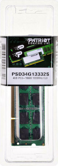 Patriot Signature DDR3 with Module 1x4GB and Speed 1333 for Laptop PSD34G13332S view 3