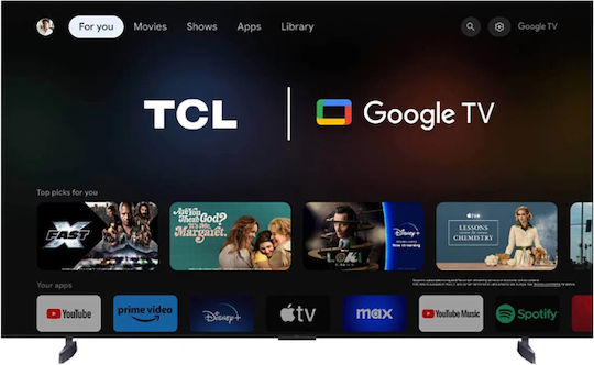 TCL Smart Television 85" 4K UHD Mini LED 85C855 HDR (2024) – widok 5