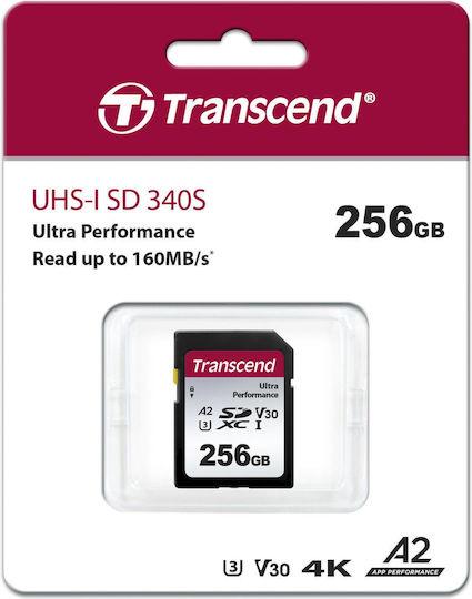 Transcend SDXC 256GB Class 10 U3 V30 A2 UHS-I view 2