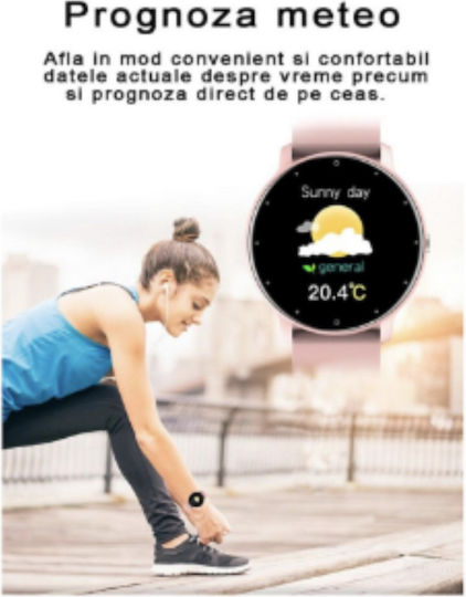 Smartwatch with Heart Rate Monitor (Pink) vue 5