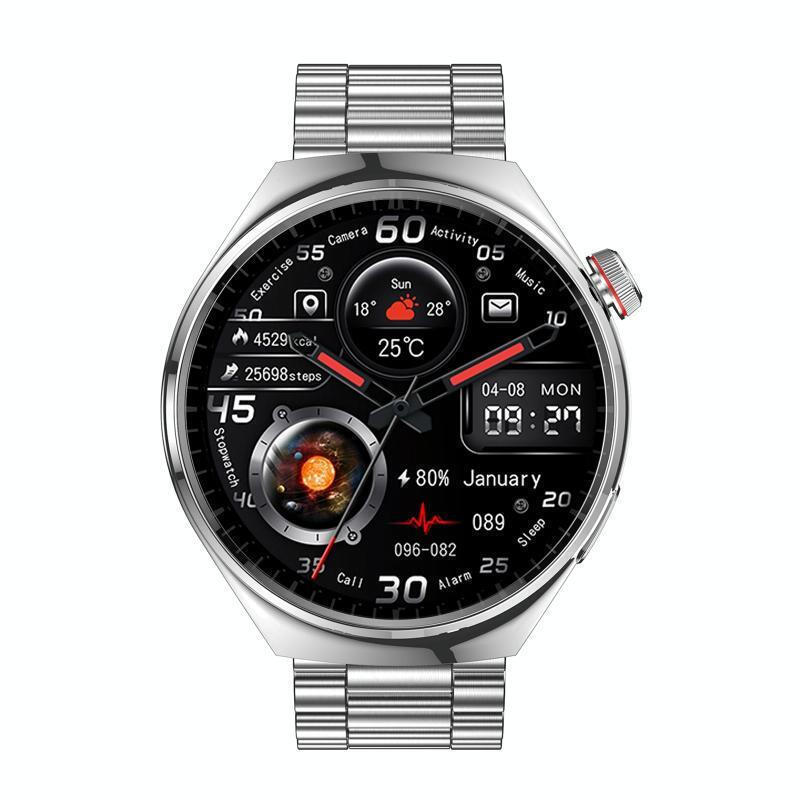 LF38 Smartwatch with Heart Rate Monitor Silver view 2