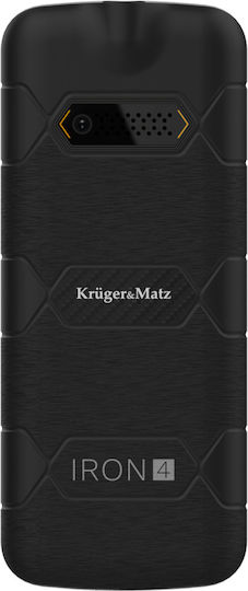 Kruger & Matz Iron 4 Dual SIM Resistant Mobile with Buttons Black view 4