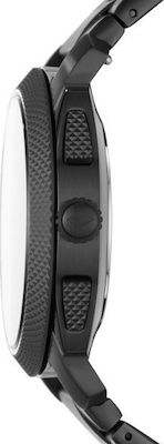 Fossil Q Machine Hybrid Stainless Steel 45mm Smartwatch (Black Stainless Steel) view 3