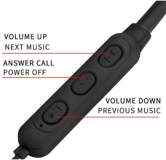 DM-22 In-ear Bluetooth Handsfree Earphones Black view 2