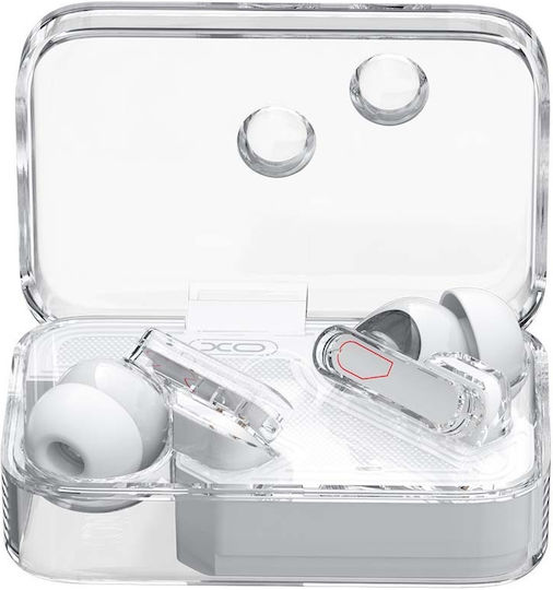 XO G21 Crystal In-ear Bluetooth Handsfree Earphones with Charging Case White view 7