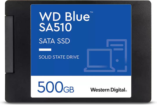 Western Digital SA510 SSD 500GB 2.5'' Type with SATA III Connection WDS500G3B0A