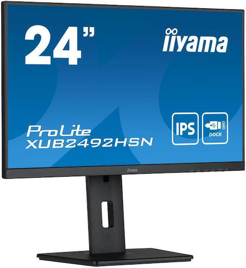 Iiyama ProLite XUB2492HSN-B5 IPS Monitor 24" FHD 1920x1080 with Response Time 4ms GTG