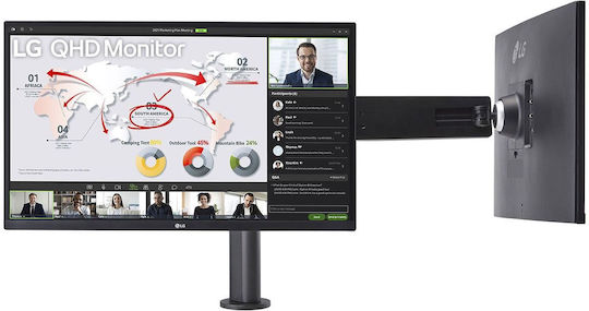 LG 27QP88DP-BS IPS HDR Monitor 27" QHD 2560x1440 with Response Time 5ms GTG view 5