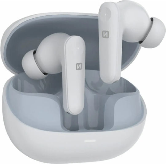 Swissten ANC Focus In-ear Bluetooth Handsfree Earphones with Charging Case White view 1