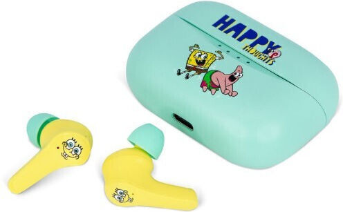 OTL Spongebob Squarepants In-ear Bluetooth Handsfree Earphones with Charging Case Multicolour view 3