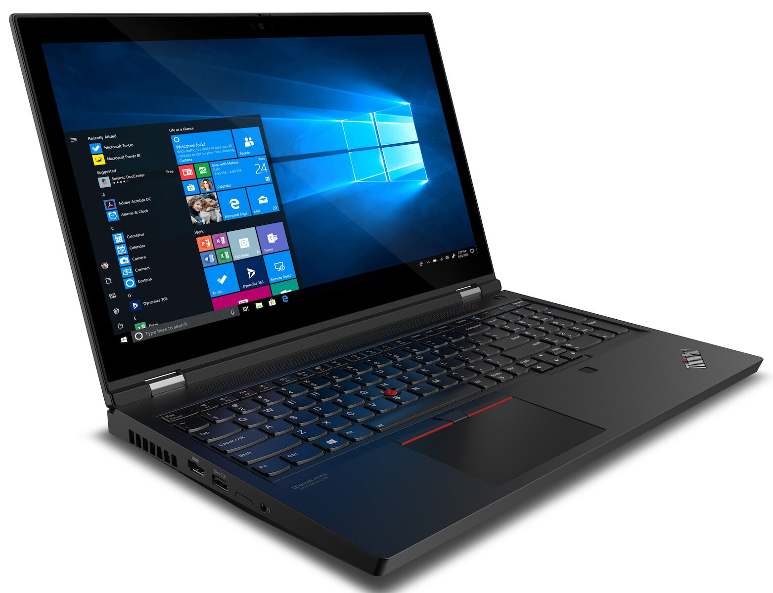 Lenovo ThinkPad P15 Gen 1 15.6" IPS FHD (i7-10750H/32GB/512GB SSD + 512GB SSD/Quadro T1000/W11 Pro) (US Keyboard) view 3
