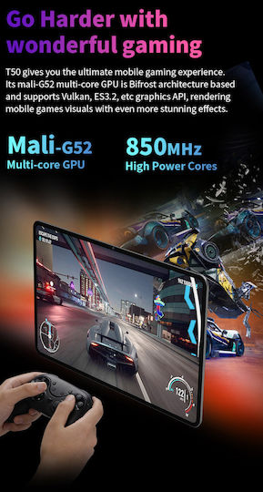Teclast T50 11" Tablet with WiFi & 4G (8GB/128GB) Gray view 7