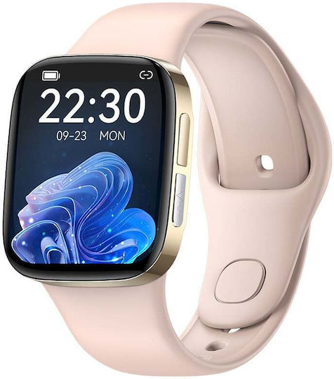 iSEN JL08 Smartwatch with Heart Rate Monitor (Gold)