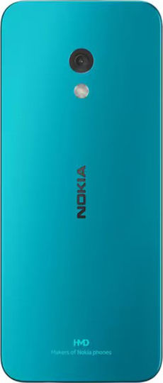 Nokia 235 4G (2024) Dual SIM Mobile with Buttons (Greek Menu) Blue view 2