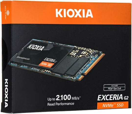 Kioxia Exceria G2 SSD 2TB M.2 Type PCI Express 3.0 Connection LRC20Z002TG8 vista 4