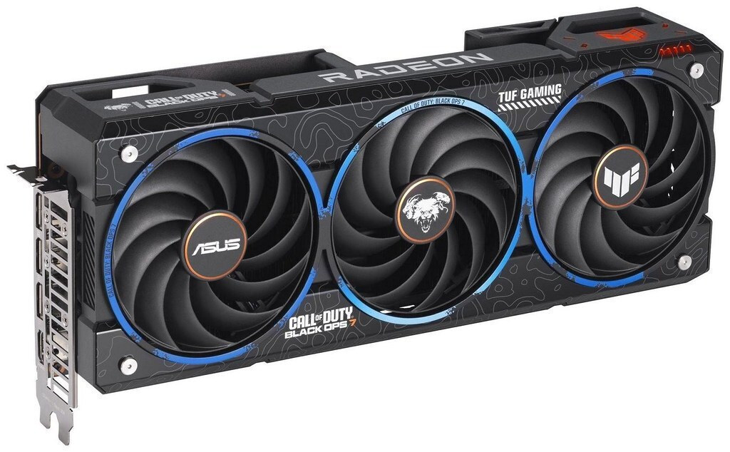 Asus Radeon RX 9070 XT 16GB GDDR6 COD BO7 Special Edition Graphics Card 90YV0L76-M0NM00 vue 2