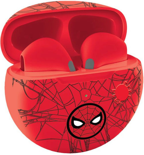 Lexibook Earbud Bluetooth Handsfree Earphones with Charging Case Spiderman view 1