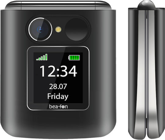 Bea-fon Fold 10 LTE Single SIM Mobile with Buttons Black view 4