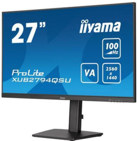 Iiyama ProLite XUB2794QSU-B6 VA Monitor 27" QHD 2560x1440 vue 6