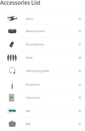 Pihot P30 Drone with Camera and Controller view 6