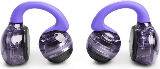 JBL Soundgear Clips Open Ear Bluetooth Handsfree Headphones with Sweat Resistance and Charging Case Purple view 2