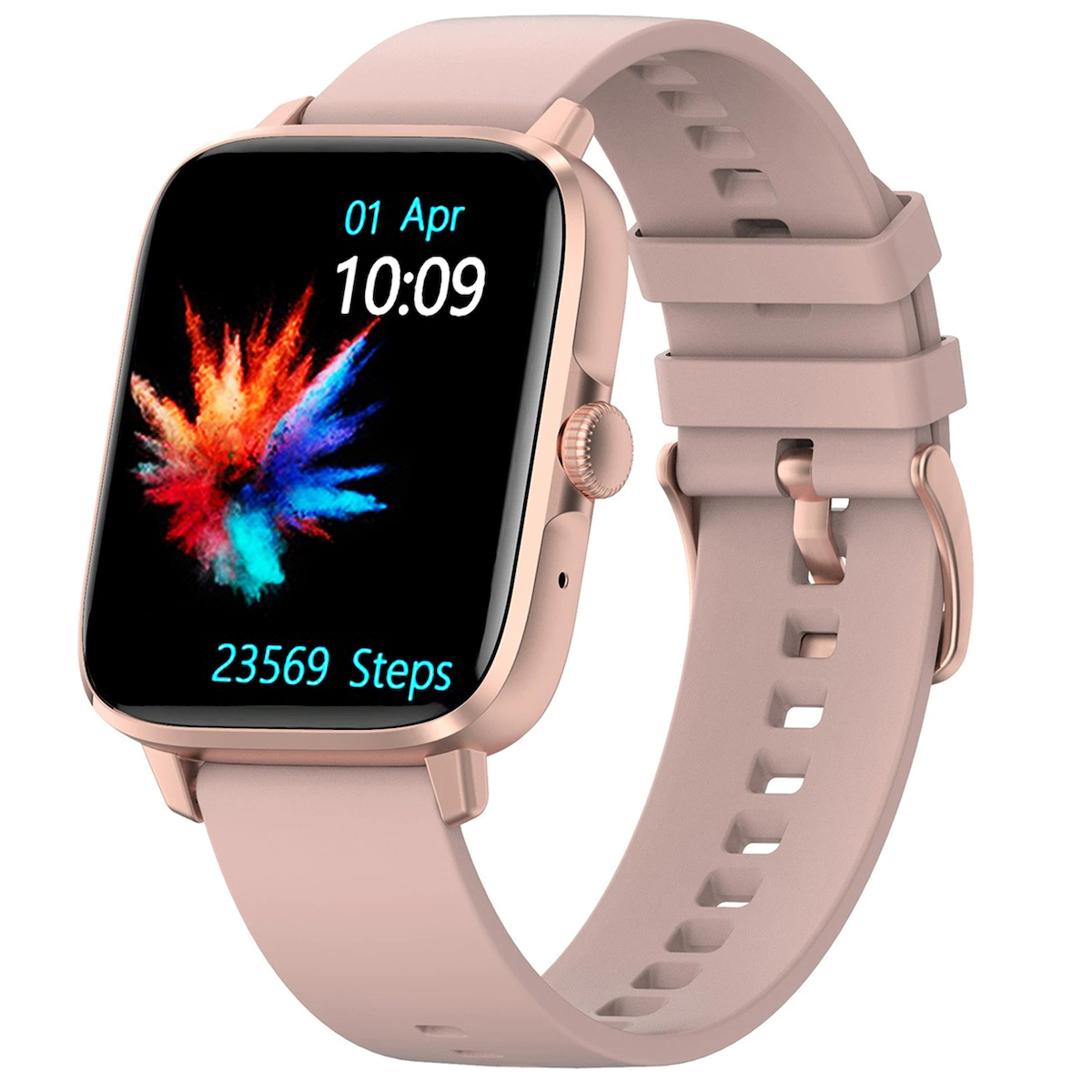 Dance FiT Aluminium Smartwatch with Heart Rate Monitor (Gold)