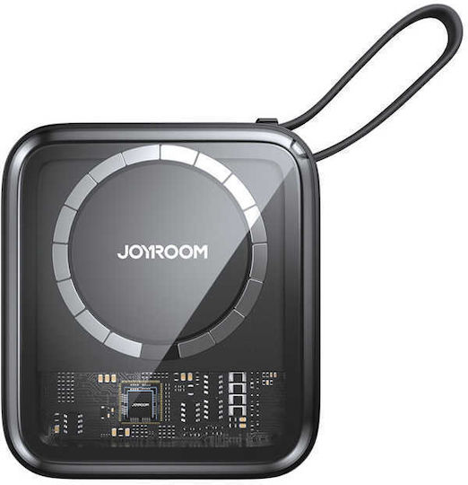 Joyroom JR-L006 Power Bank 10000mAh 22.5W with USB-A Port and USB-C Port Black view 2