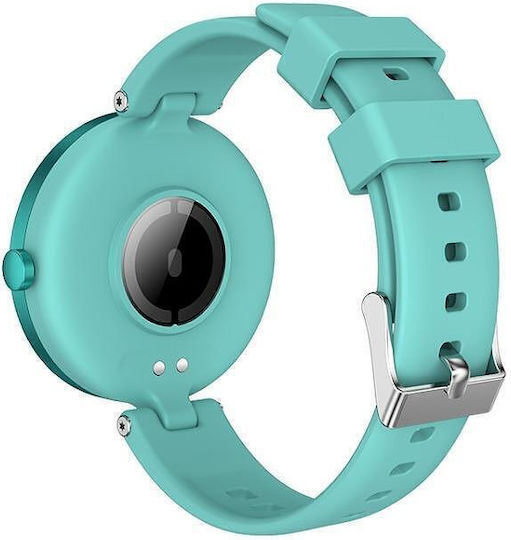 Nubi DG Venus 46mm Smartwatch with Heart Rate Monitor (Turquoise) view 3